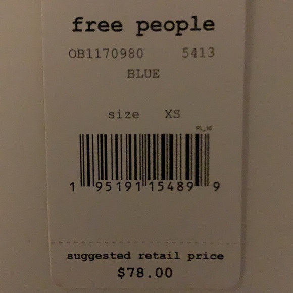 Free People Thermal Top NWT - Picture 2 of 2